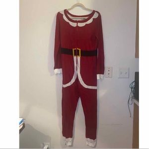 Adult Onesie (Knit) - Christmas Santa Claus